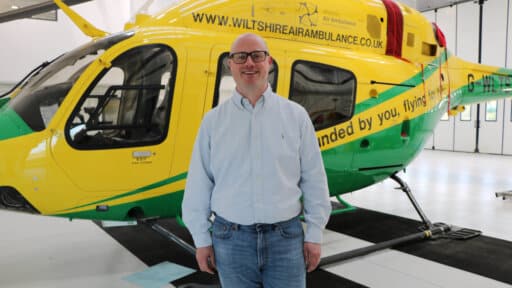 James Phipps, who has been appointed a trustee of Wiltshire Air Ambulance Charitable Trust.