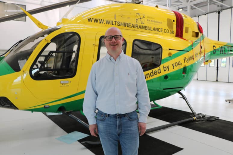 James Phipps, who has been appointed a trustee of Wiltshire Air Ambulance Charitable Trust.