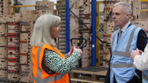 Packaging firm hosts visit from Bank of England