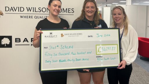 Huge donation for South West’s Star Scheme