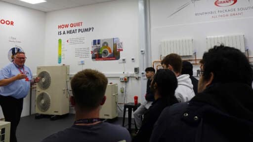 New College Swindon’s partnership with Grant UK heats up