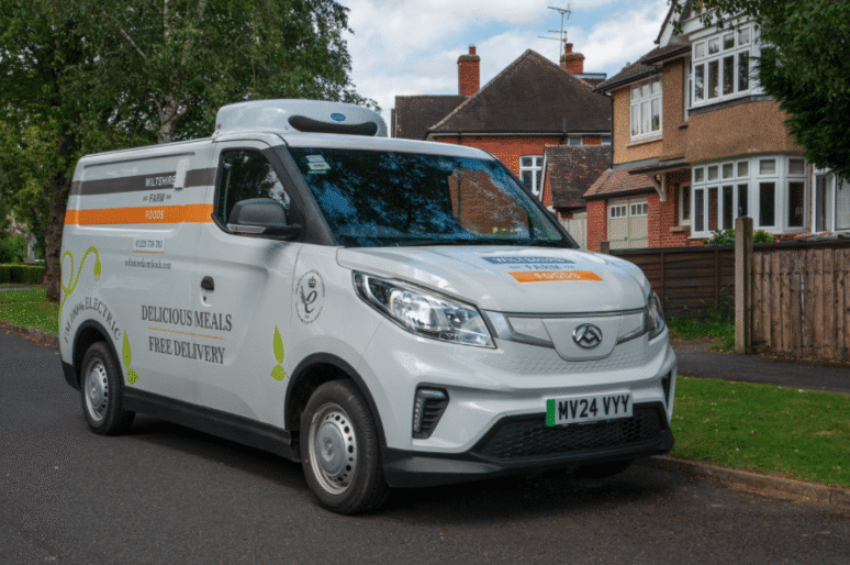 A picture of one of the apetito EV delivery vehicles