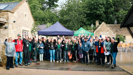 group photo of Wiltshire and Bath Air Ambulance Charity