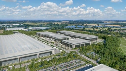 Panattoni site Swindon from the air